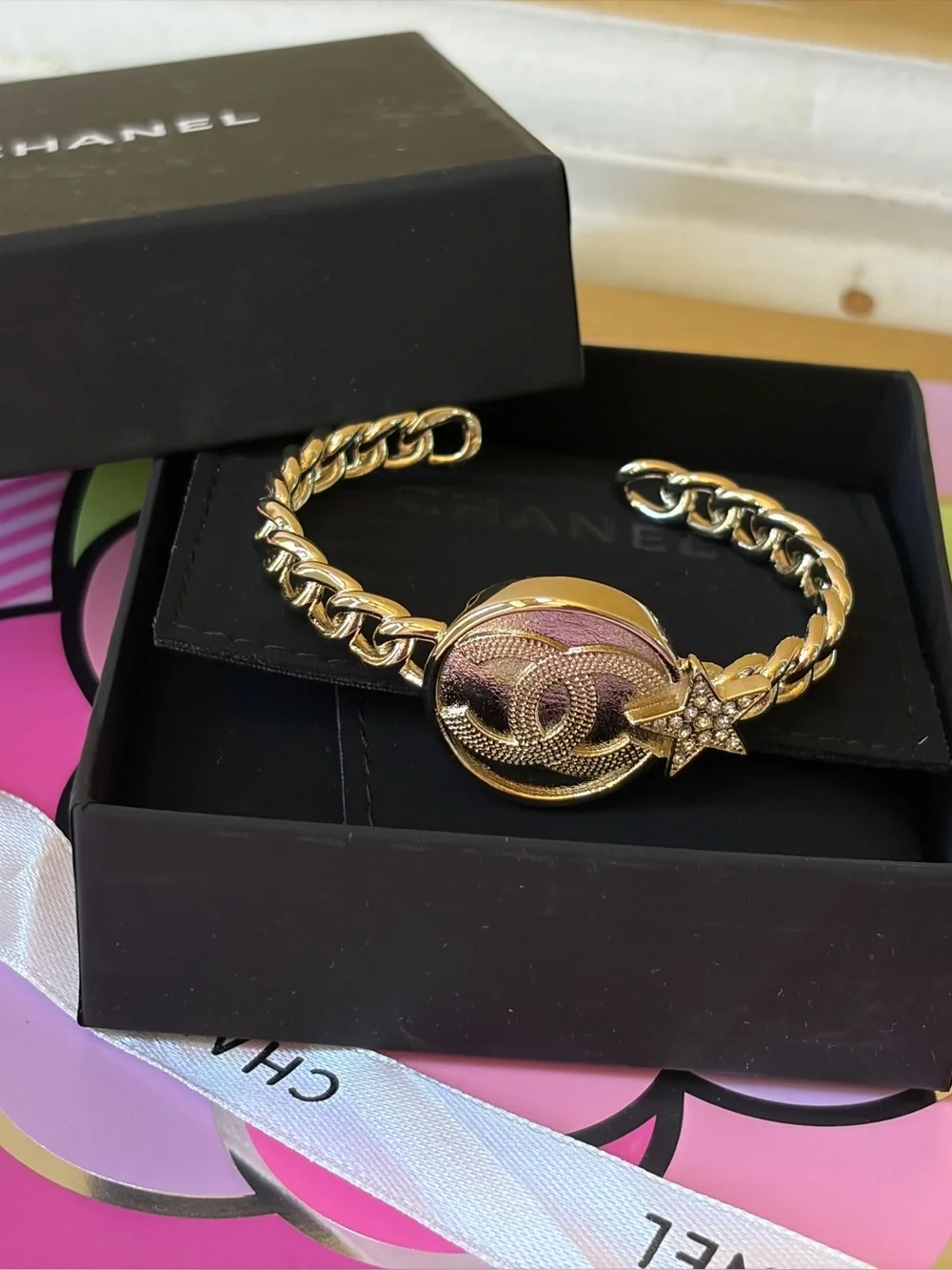 Chanel Gold  Bangle Bracelet